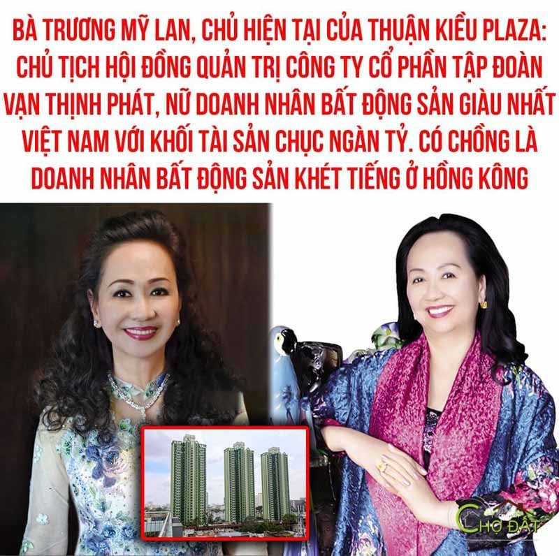 Bà Trương Mỹ Lan người phụ nữ quyền lực đằng sau Thuận Kiều Plaza